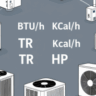 Como Converter de BTU para HP e de BTU para TR